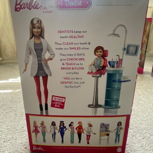 Set of 4 Dentist Barbies and 1 Tooth Fairy Barbie - Picture 7 of 10